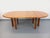 Vintage Round Dining Table in Blond Elm with Extensions from Seltz, 1970s For Sale - Image 6 of 18