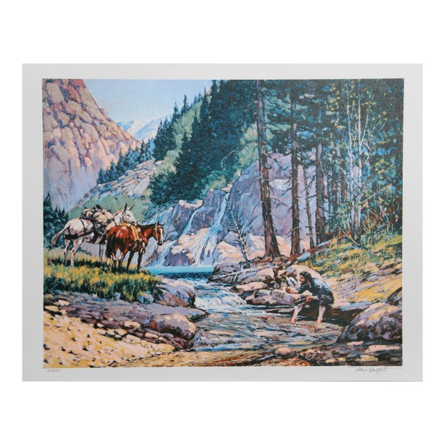 Noel Daggett, Pay Dirt, Lithograph For Sale