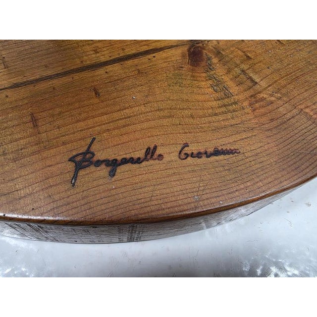 Wood Sculptural Coffee Table from Giovanni Borgarello, Italy, 1970s For Sale - Image 7 of 8