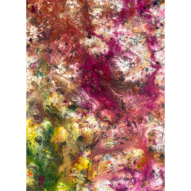 Contemporary "Barbara" - Abstract Expressionist Composition in Acrylic on Canvas by Charles David Francis For Sale - Image 3 of 5