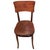 Victorian Bent Oak Side Chair W/ Floral Seat by Thonet Hermanos, Set of 4 For Sale - Image 9 of 15