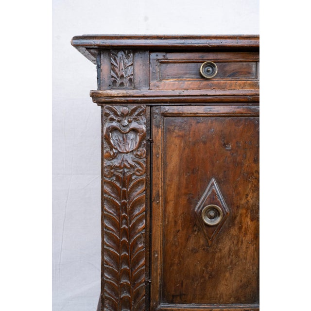18th Century Carved Oak Italian Cabinet For Sale - Image 13 of 16