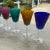 Blue 1970s Murano Multicolor Circle Wine Glasses - Set of 4 For Sale - Image 8 of 9