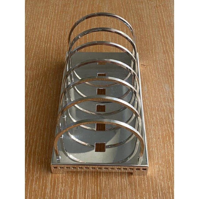 Postmodern 1980’s Postmodern Silver Letter Holder by Richard Meier for Swid Powell For Sale - Image 3 of 13