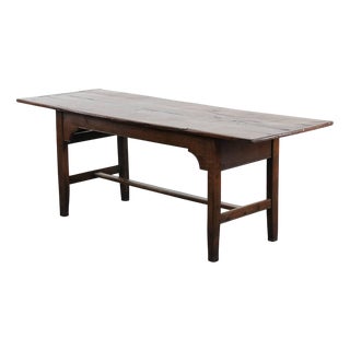 Antique English Oak Dining Table, Early 18th Century For Sale