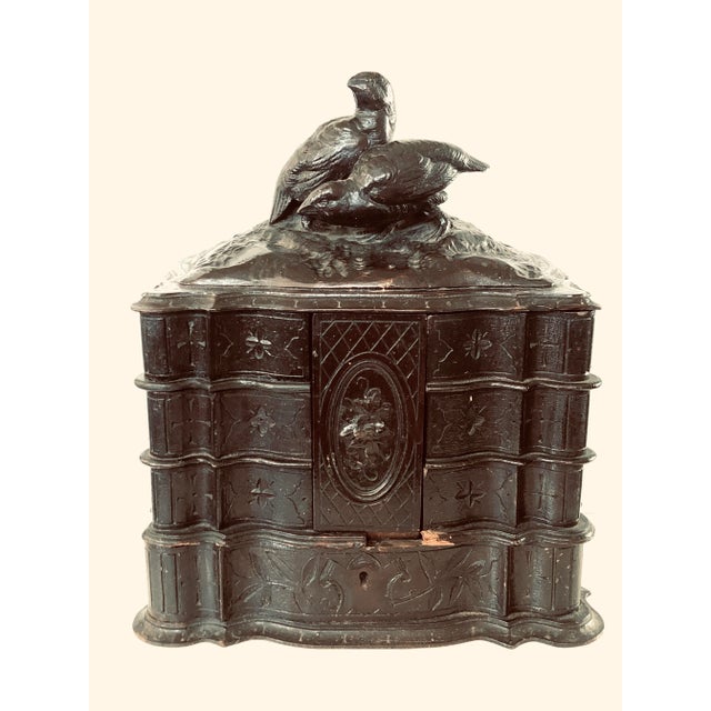 Oxblood Red Late 19th Century Black Forest Jewelry Box For Sale - Image 8 of 8