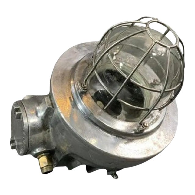 Aluminum Ship's Light by Baliga For Sale