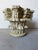 Ivory 1970s Vintage Carved Stone Corinthian Capital Architectural Coffee Table Base For Sale - Image 8 of 12