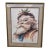 Vintage 1991 "Saint Nicholas" Ramon Santiago Hand Signed Framed Christmas Art Print For Sale