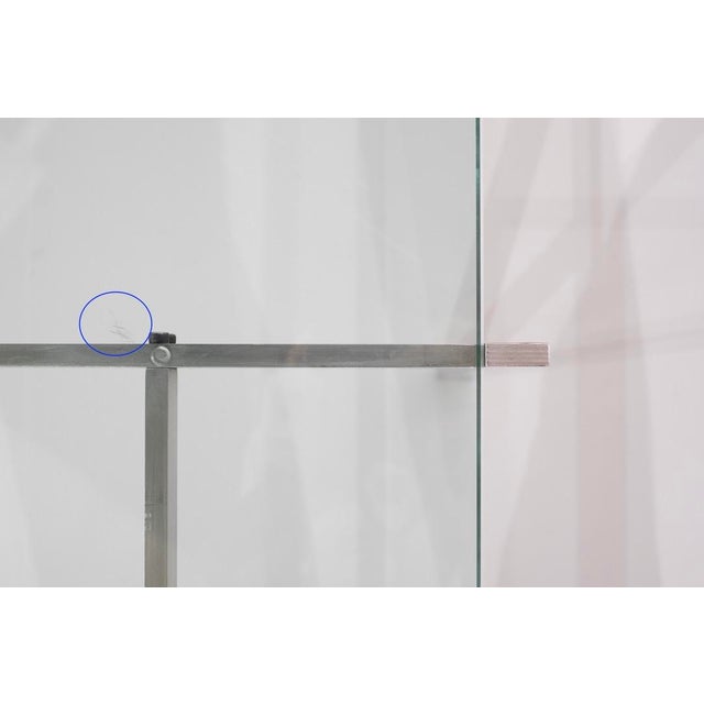 1970s PK61 Coffee Table in Glass and Metal by Poul Kjaerholm for Fritz Hansen, Denmark, 1956 For Sale - Image 5 of 13