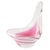 1950s Organic Pink and White Coquille Bowl by Paul Kedelv for Flygfors, 1950s For Sale - Image 5 of 5