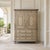This exceptional Dutch Louis XVI period linen press is a rare and beautifully preserved example of late 18th century...