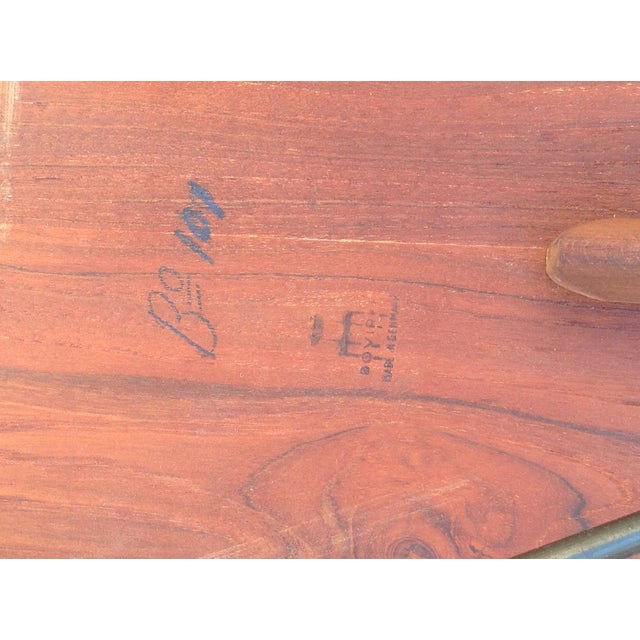 Model Bo 101 Table and Bench by Finn Juhl for Bovirke, 1950s, Set of 2 For Sale - Image 11 of 18