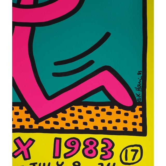 Keith Haring, Swing Yellow, Screenprint For Sale - Image 9 of 12