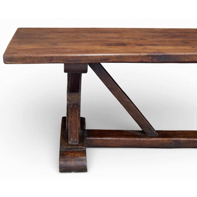 18th Century French Monastery 10ft Large Refectory Table Antique Baroque Dining table - circa 1750s Dimensions : height...