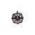 Metal Antique Design Ruby & Blue Topaz Silver Pendant With Diamond Accents- Anniversary Gifts For Sale - Image 7 of 11