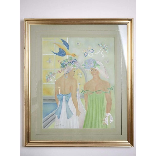 Charlo Hasen, Diurnal Butterflies, Pastel, Framed For Sale - Image 7 of 7