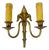 Wall Sconce in Bronze with Fleur-De-Lis Motif, France, 1930s For Sale