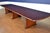 Leighton Hall Furniture Large Mahogany Rectangular Triple Pedestal Conference Table by Leighton Hall - Made-to-Order For Sale - Image 4 of 11