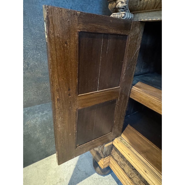 Late 18th Century Antique Flemish Oak Cabinet, 1780 For Sale - Image 5 of 18