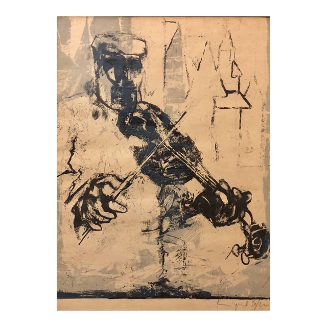 Gershon Knispel, Shtetl Musician (Klezmer Playing the Violin, Sholem Aleichem) For Sale