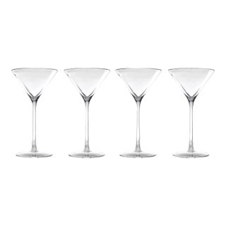The Ritz Martini Glass, Set of 4 For Sale