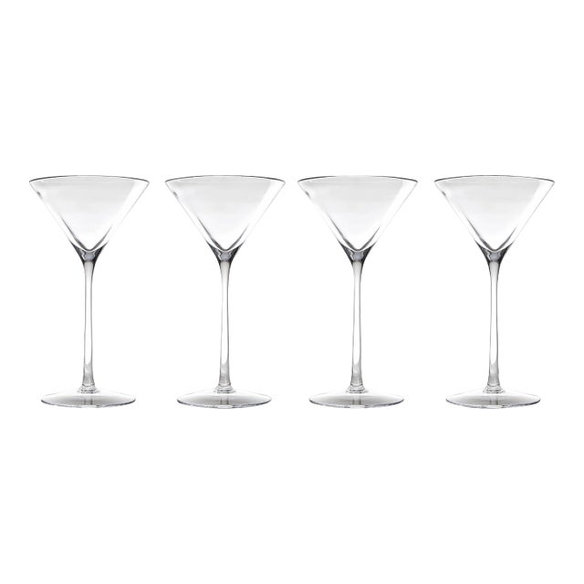 The Ritz Martini Glass, Set of 4 For Sale
