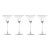 The Ritz Martini Glass, Set of 4 For Sale