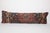 Authentic Antique Persian Rug Cushion Cover – Hand Knotted Wool on Cotton -14'' X 47'' For Sale - Image 10 of 11