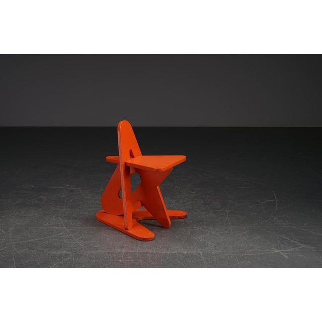 Architectural Side Chair, 1970s For Sale - Image 12 of 14