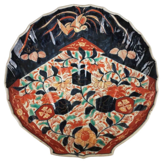 Japan Imari Porcelain Dish, 1850 For Sale