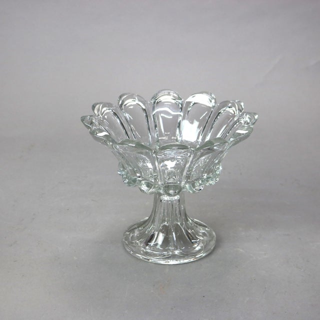Glass 19th Century Antique Pressed Glass Pieces- 3 Pieces For Sale - Image 7 of 12