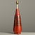 Red 1950s Stunning Ceramic Italian Large Signed Studio Pottery Red Raymor Lamp Bitossi Aldo Londi For Sale - Image 8 of 15