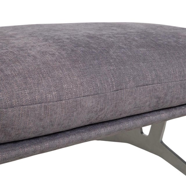 Francis Ottoman in Grey Fabric from Koinor For Sale - Image 4 of 13