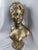 Vintage Gilt Composition Bust "Lys" After Emile Pinedo, French Art Nouveau Revival Sculpture For Sale - Image 9 of 18
