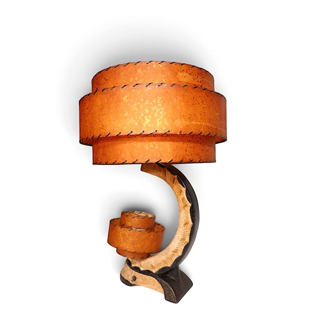 1950s Mid-Century Modern Plaster Table Lamp For Sale - Image 11 of 16