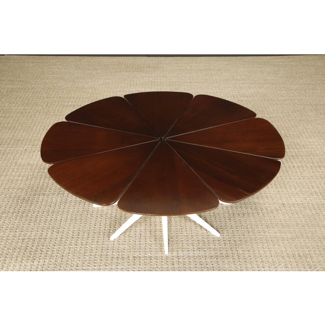 Brown Petal' Coffee Table by Richard Schultz for Knoll Associates, 1960s, Signed For Sale - Image 8 of 12