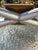 John Vesey v-41 X-Leg Aluminum Brass Coffee Table Mid Century Modern For Sale - Image 9 of 12