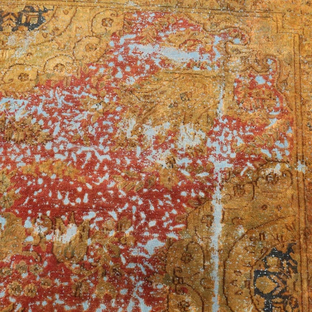 Textile Vintage Wool Rug, Turkey For Sale - Image 7 of 10