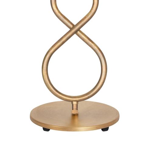 Fire Globe Raw Brass Table Lamp by Lisa Hilland for Konsthantverk Tyringe For Sale - Image 3 of 8