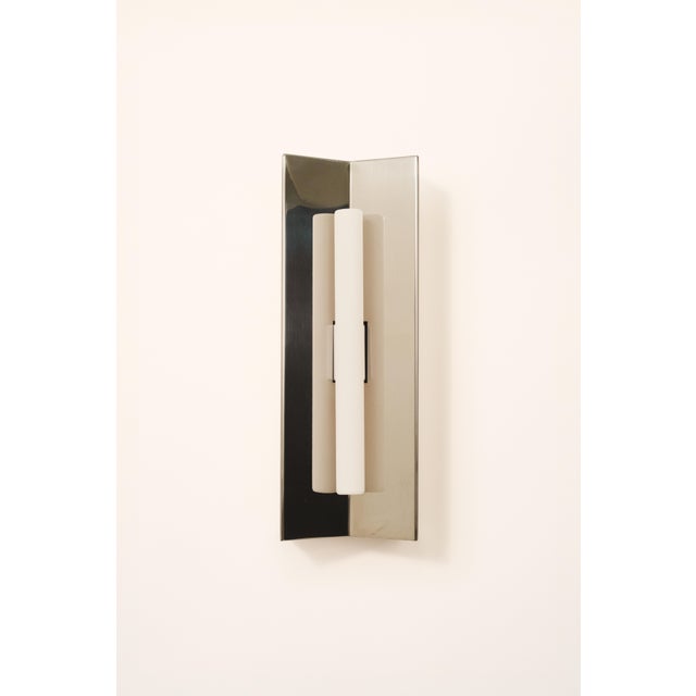 Metal Small Arrow Stainless Steel Table Lamp without Diffuser by Violaine d'Harcourt For Sale - Image 7 of 10