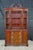 Mid Century Sheraton Style Mahogany Bow Front China Curio Display Cabinet 82" For Sale - Image 6 of 18