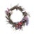 Field of Flowers Spring Summer Door Wreath 18" Crochet Feather Bird House Wall For Sale