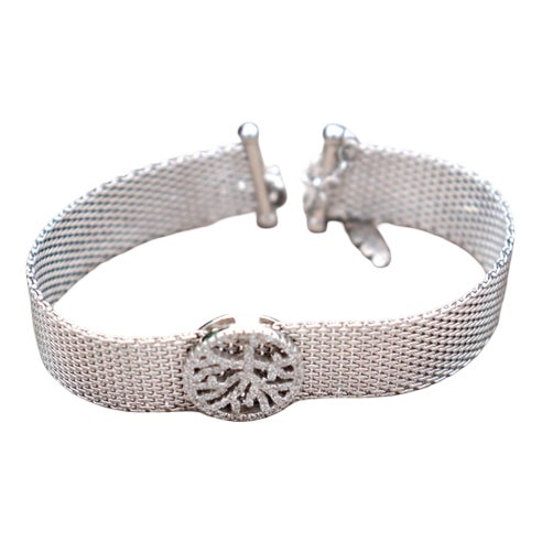 Tree of Life Silver Bracelet For Sale
