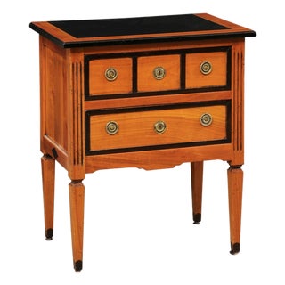 Mid 20th Century Raised Chest with Ebony Accents For Sale