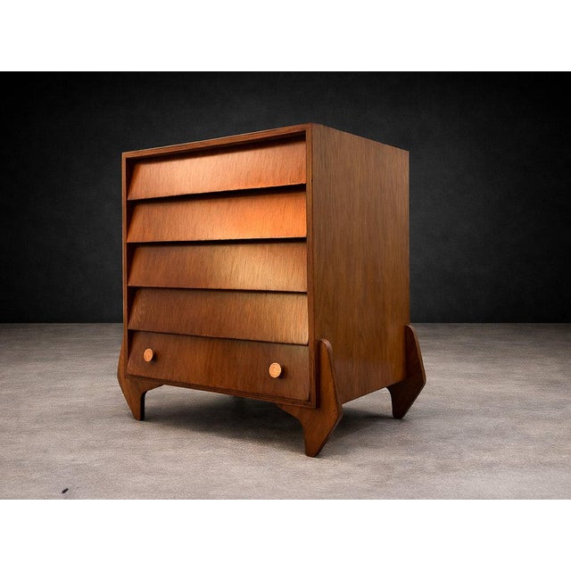 Mid-Century Modern Plywood Chest of Drawers by José Zanine Caldas, Z Móveis Artísticos, Brazil, 1950s - Lot 638 For Sale - Image 3 of 13