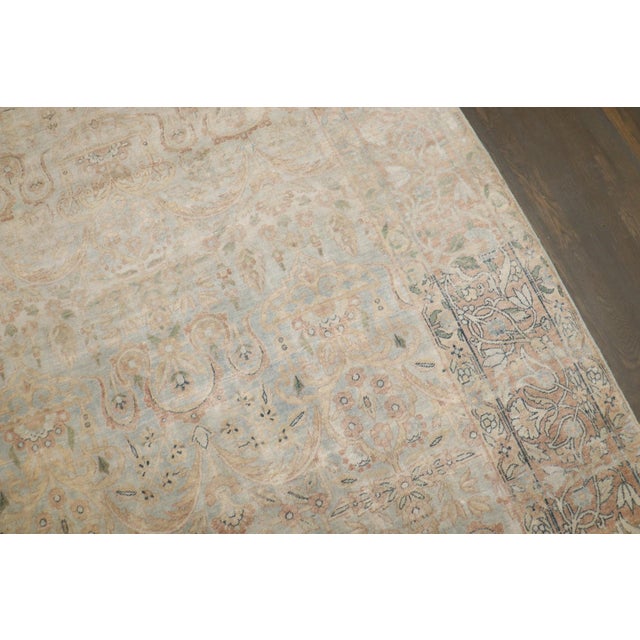 Early 20th Century Light Color Persian Antique Kerman rug no. j5228 For Sale - Image 5 of 13
