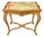 Antique French Louis XVI-Style Giltwood Side Table With Natural Green Onyx Top For Sale