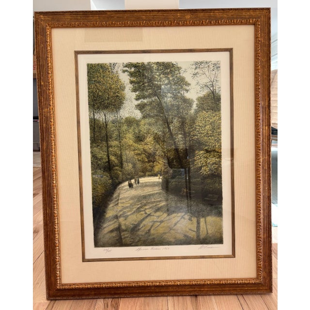 Late 20th Century "Afternoon Shadows" by Harold Altman Limited Addition Lithograph For Sale In New York - Image 6 of 8