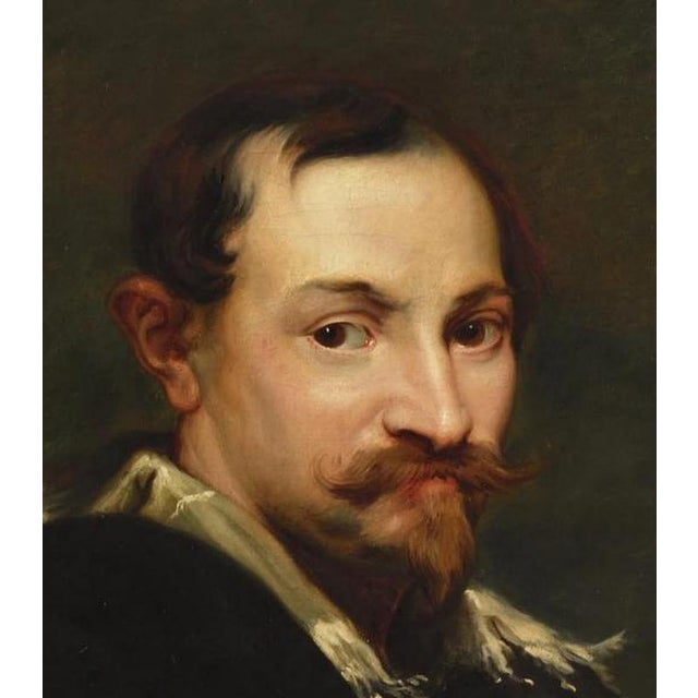 Antoine van DYCK (1599-1641) Circle end 17th Century "Portrait of the painter Jan Wildens" Canvas Height: 55 cm Width: 45...